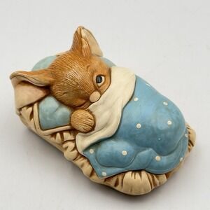 Vtg Pendelfin "PEEPS" Stoneware Rabbit Figurine Whimsical Made in England